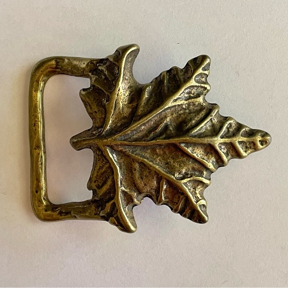 Hippie Trinity Brass Belt Buckle - Picture 4 of 4